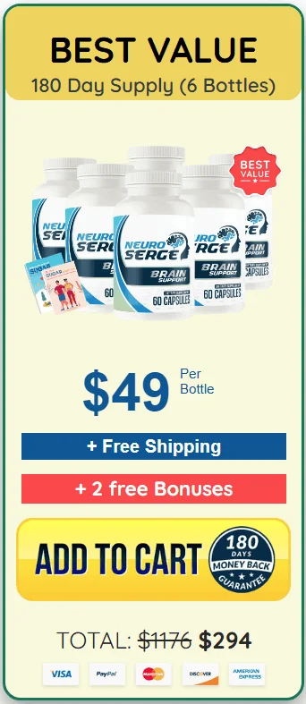 Neuro Serge 6 bottles